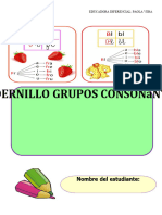 Cuadernillo Grupos Consonanticos