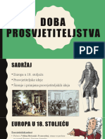 Povijest 7. Razred Klio Doba Prosvjetiteljstva