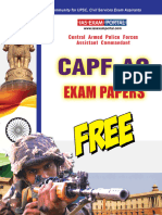 Upsc Capf-Ac Papers (2016-2022)