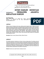 Konsep Sistem Hukum Investasi