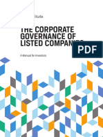 Corporate Governance of Listed Companies 3rd Edition
