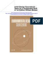 Environmental Design Sourcinnovative Ideas For A Sustainable Built Environment 1St Edition William Mclean Full Chapter