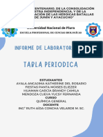 2º Práctica - Tabla Periódica