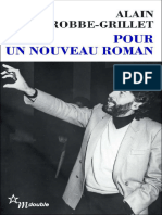 Pour Un Nouveau Roman (Alain Robbe-Grillet)