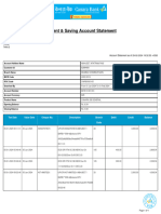 Current & Saving Account Statement: Abhijeet A Pasi 02 Sai Shraddha Apt Panch Pakhadi Namdeo Wadi Thane Than E