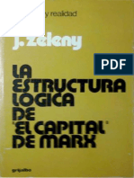 La Estructura Logica de ‘El Capital’ de Marx-jindřich Zelený