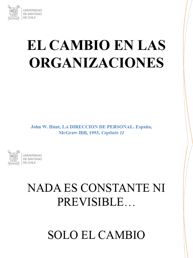 Modelos y Procesos de Cambio Organizacional | PDF | Aprendizaje ...