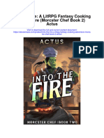 Into The Fire A Litrpg Fantasy Cooking Adventure Morcster Chef Book 2 Actus Full Chapter