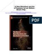 The Rise of Neo Liberalism and The Decline of Freedom 1St Ed Edition Birsen Filip Full Chapter