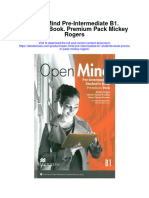 Download Open Mind Pre Intermediate B1 Students Book Premium Pack Mickey Rogers full chapter