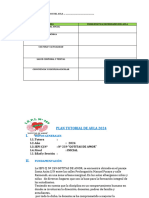 Plan de Tutoria de Aula 2024