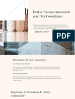 E42 05 Evaluer Laction Commerciale Pour Dior Cosmetiques