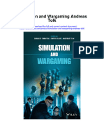 Download Simulation And Wargaming Andreas Tolk all chapter