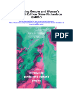 Introducing Gender and Womens Studies 5Th Edition Diane Richardson Editor Full Chapter