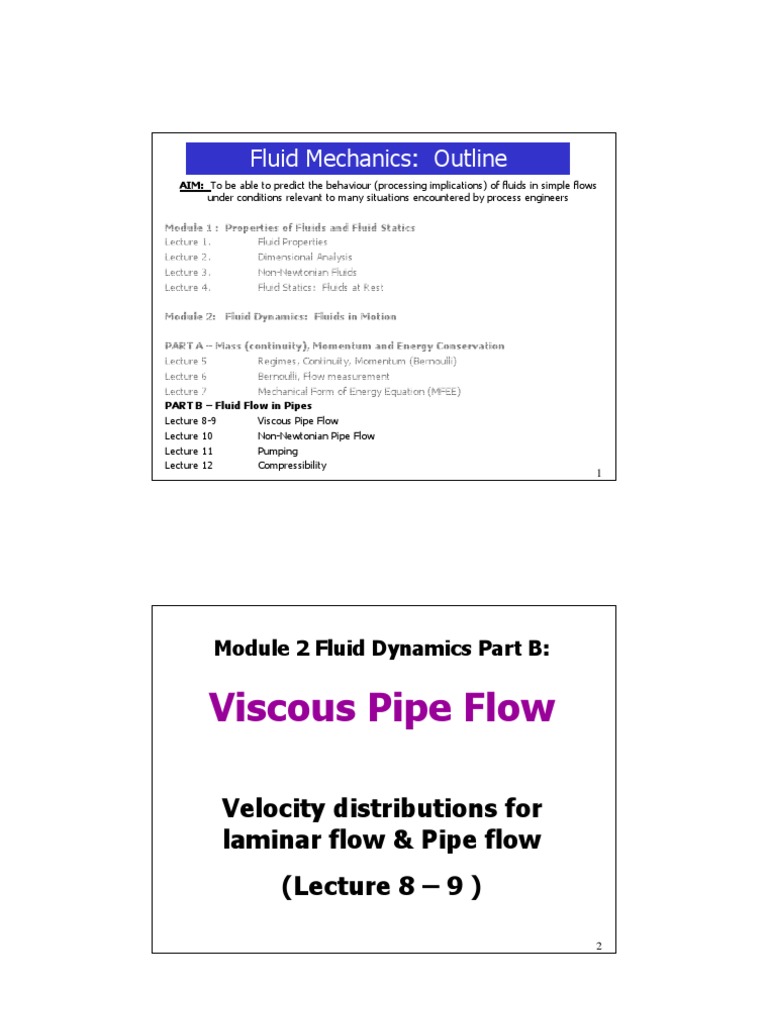 Non-Newtonian Fluid Dynamics Overview | PDF | Fluid Dynamics | Shear Stress