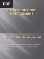 Strategic Cost Management