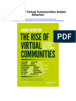 Download The Rise Of Virtual Communities Amber Atherton full chapter