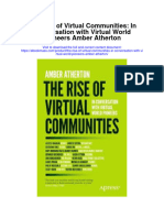 Download The Rise Of Virtual Communities In Conversation With Virtual World Pioneers Amber Atherton full chapter
