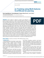 Real-time Human Tracking Using Multi-features Visual With CNN-LSTM and Q-Learning