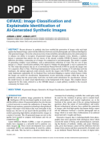 CIFAKE Image Classification and Explainable Identification of AI-Generated Synthetic Images