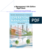 Operations Management 10Th Edition Nigel Slack Full Chapter