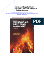 Download Operations And Supply Chain Management The Core 6Th Edition F Robert Jacobs full chapter