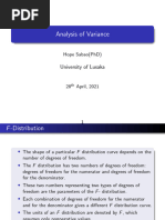 Analysis of Variance