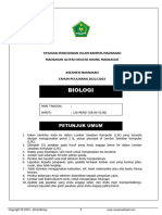 Soal AM Biologi 22 Maret 2024