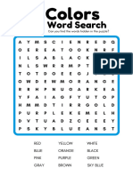 Word search Colors