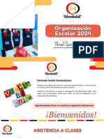 Organizacion Aã - o Escolar 2024 - Secundaria