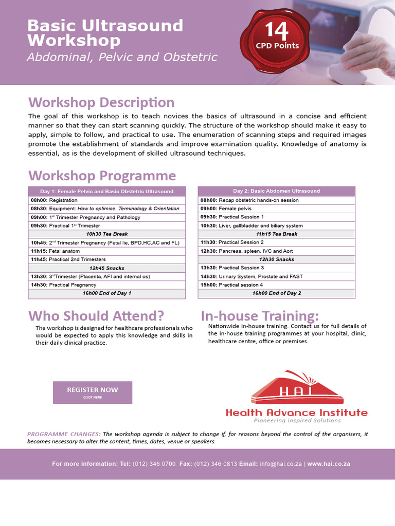 Ultrasound Workshop | PDF | Pregnancy | Obstetrics