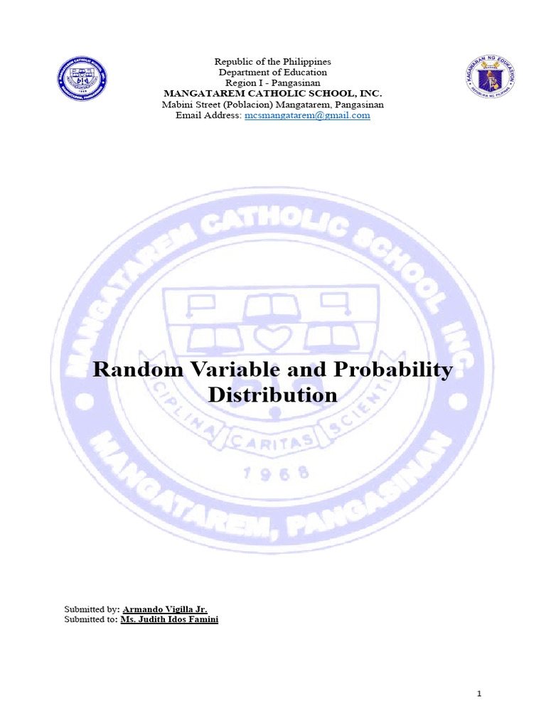 Probstat armandovigillajr pdf variance probability distribution
