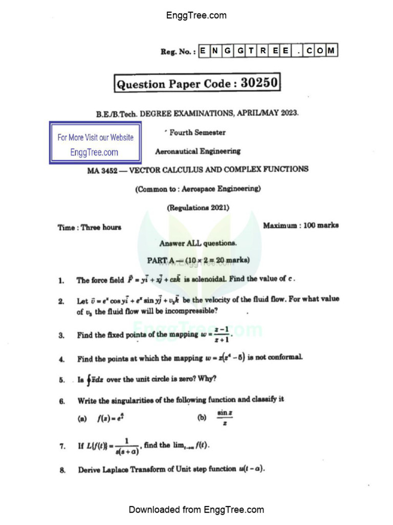 U Apr May 2023 Question Paper Download | PDF