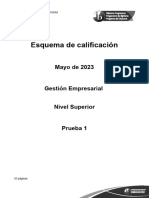 Business Management Paper 1 HL Markscheme Spanish