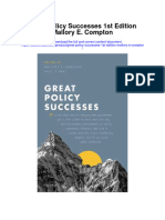 Download Great Policy Successes 1St Edition Mallory E Compton full chapter