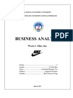 [Group 2] Business Analysis week 1 - NIKE