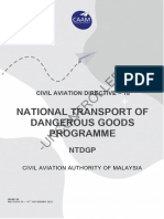 CAD 18 National Transport of Dangerous Goods Programme NTDGP ISS02 REV00