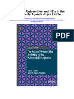 The Role of Universities and Heis in The Vulnerability Agenda Joyce Liddle Full Chapter