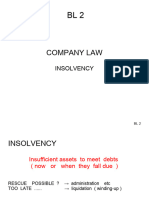 BL 2 COMPANY LAW Insolvency - Part One