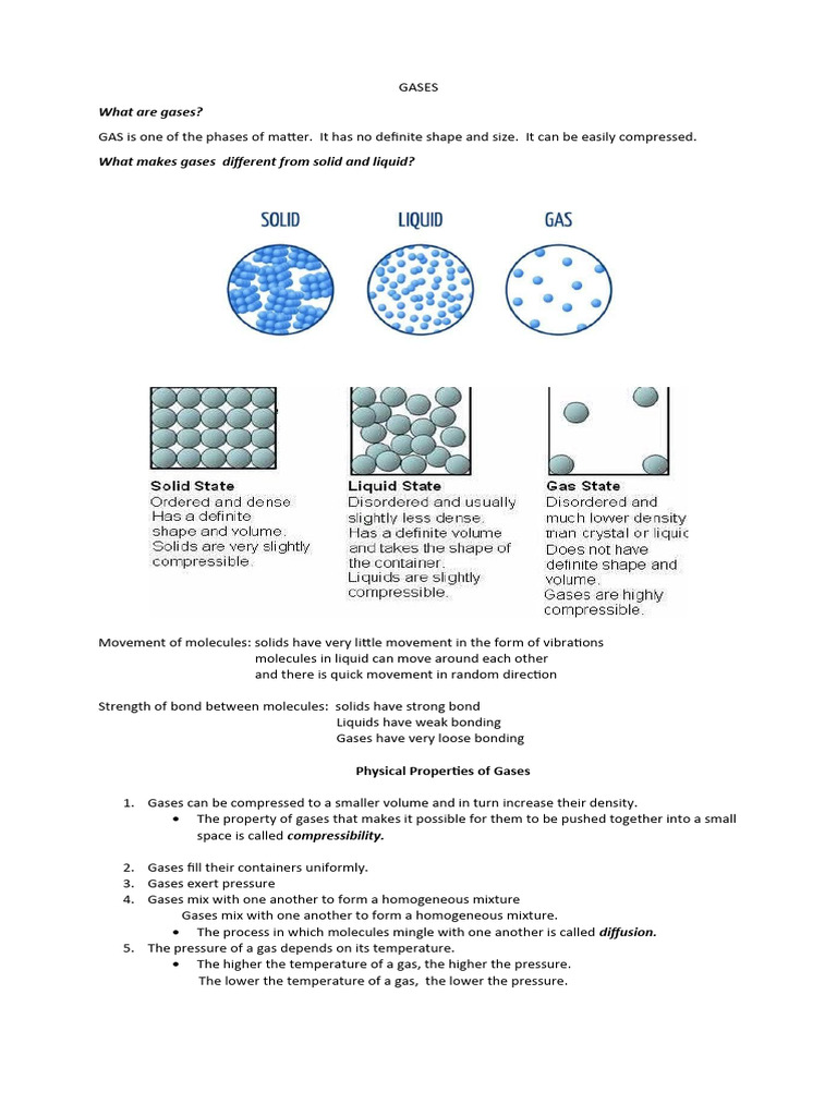 Gases 2 Pdf Gases Pressure