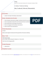 Unduh Standar Pelayanan - Pemeriksaan (Hemoglobin, Leukosit, Eritrosit, Hematokrit, Trombosit)