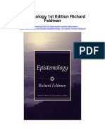 Download Epistemology 1St Edition Richard Feldman full chapter