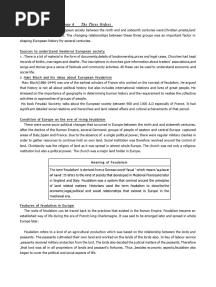 The Three Orders Notes