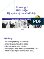 Hệ Quản Trị Cơ Sở Dữ Liệu