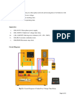 Under/Over Voltage Time Relay