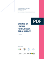 Curso Ed Especial Ensino Língua Portuguesa Surdos