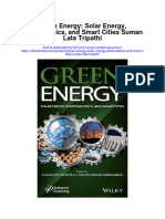 Download Green Energy Solar Energy Photovoltaics And Smart Cities Suman Lata Tripathi full chapter