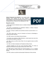 Biografia e Poemas de Carlos Drummond