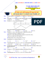 Đề khảo sát chất lượng kết hợp thi thử - Sở Nghệ An - 2023