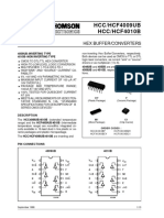 HCC/HCF4009UB HCC/HCF4010B: Hex Buffer/Converters